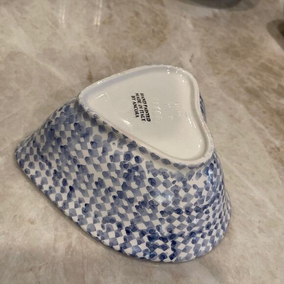 Ancora heart shaped pottery bowl Italy - Picture 5 of 10